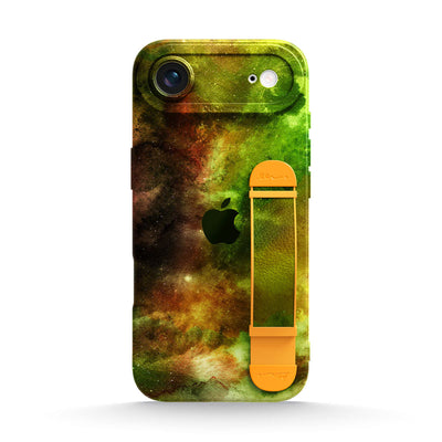 Yellow-Green Nebula - iPhone Wrist Strap Case