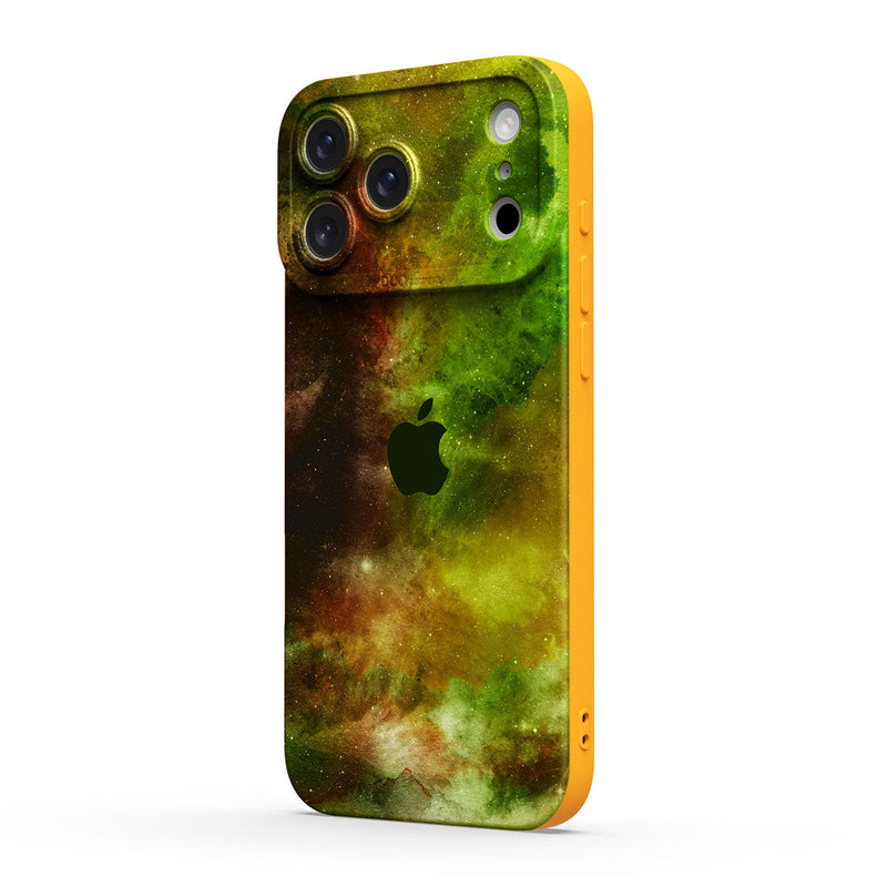 Yellow-Green Nebula - iPhone Silicone Case