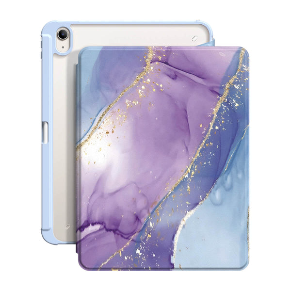 Purple Blue Gilt - iPad Snap 360° Stand Impact Resistant Case