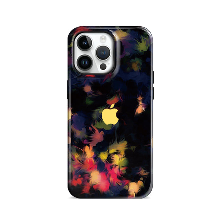 Fluorescent Flower - iPhone Case