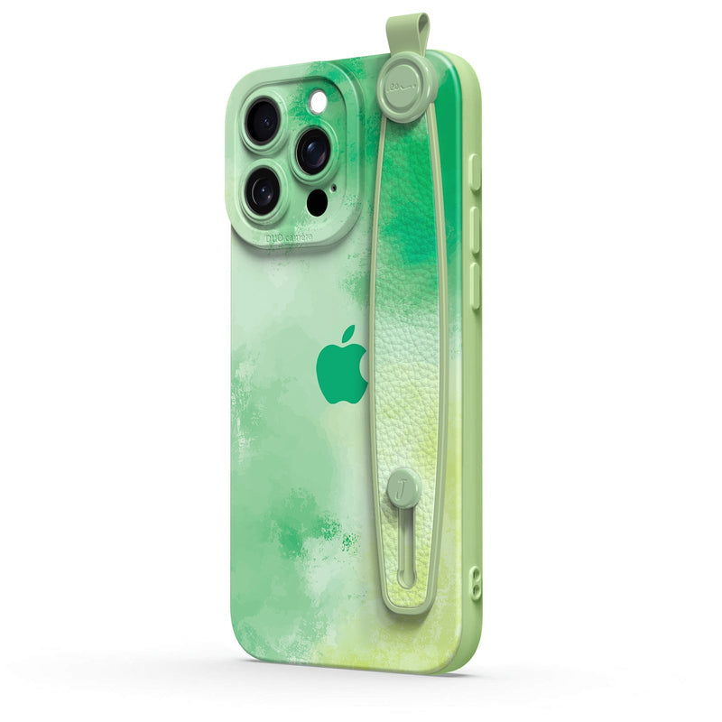 Green Shade - iPhone Wrist Strap Case