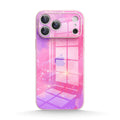 Pink Purple Coral - iPhone Glass Case