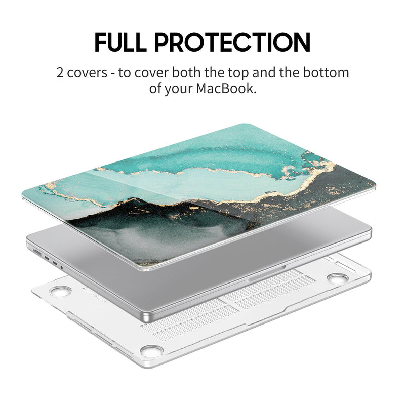 Dark Red Gilt - Macbook Case