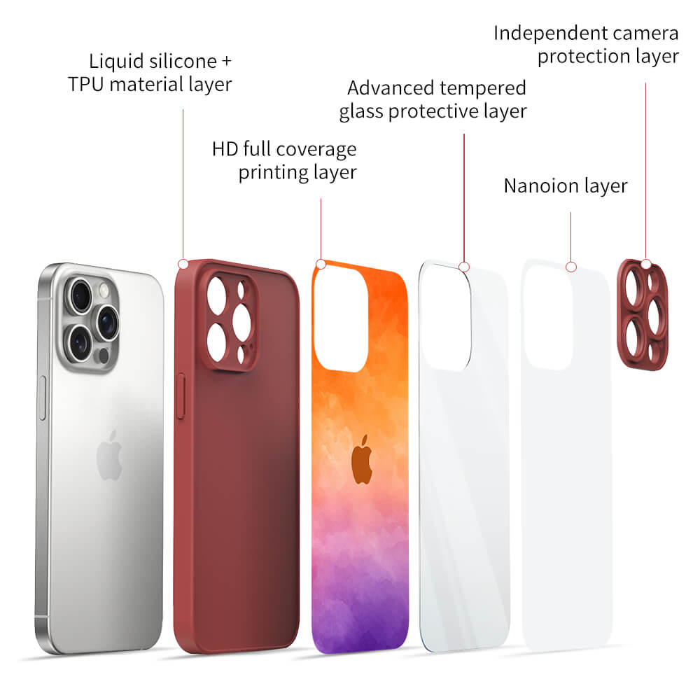 Fluorescerende Kwallen - iPhone-hoesje