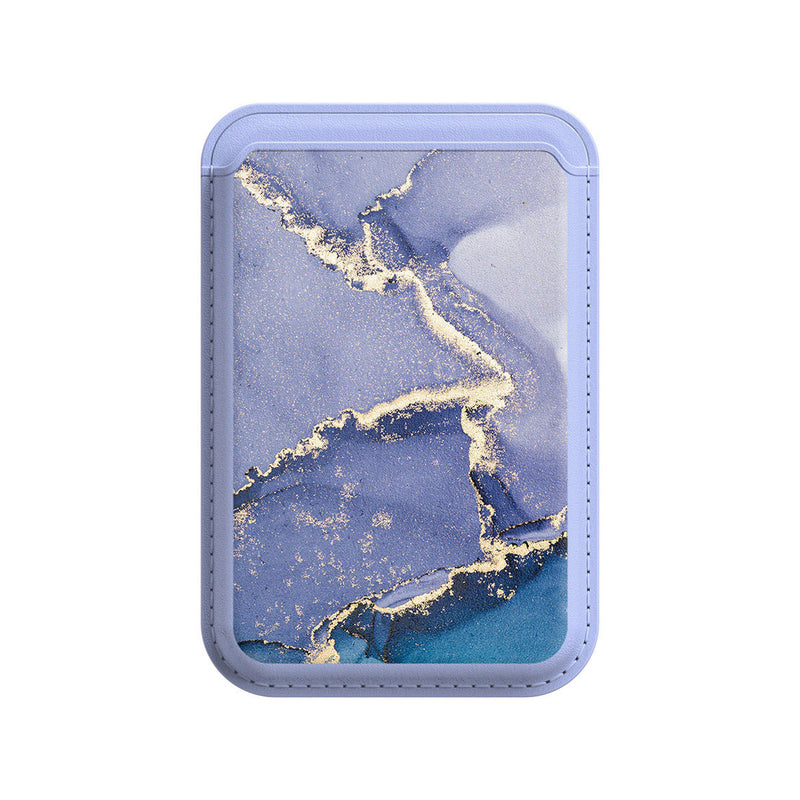 Purple Chalcedony - iPhone Leather Wallet