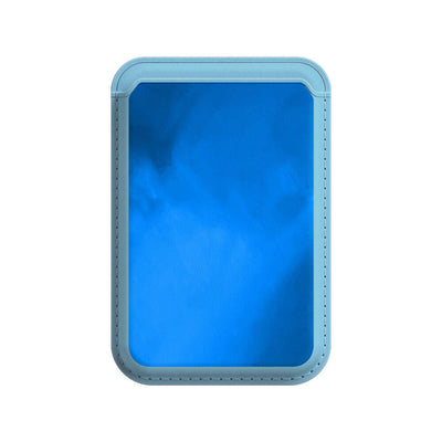Blue Object - iPhone Leather Wallet