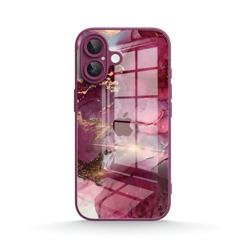 Red Yarn Jade - iPhone Glass Case