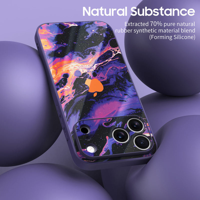 Psychedelic Nebula - iPhone Glass Case