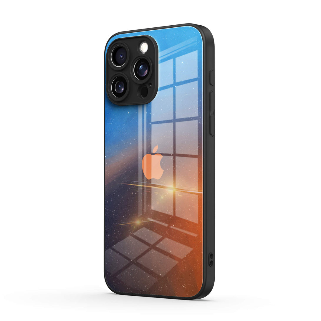 Polair-blauw tot oranje - iPhone-hoesje
