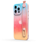 Gradient Of Clouds - iPhone Wrist Strap Case