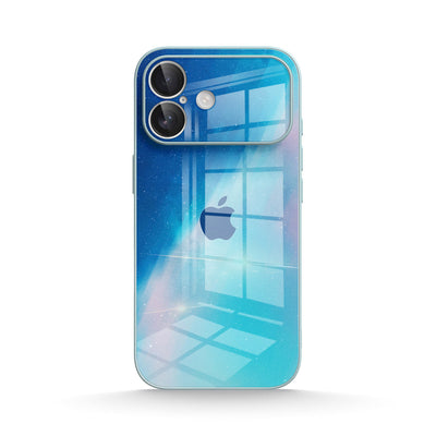 Blue Light Gradient - iPhone Glass Case