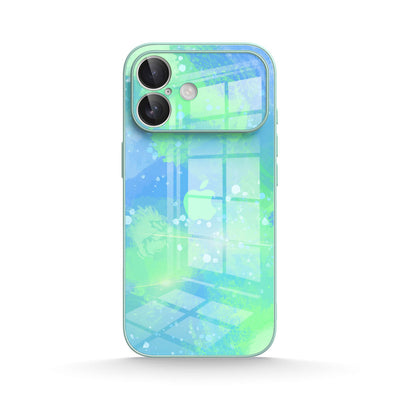 Fluorescent Jellyfish - iPhone Glass Case