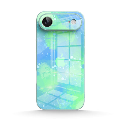 Fluorescent Jellyfish - iPhone Glass Case