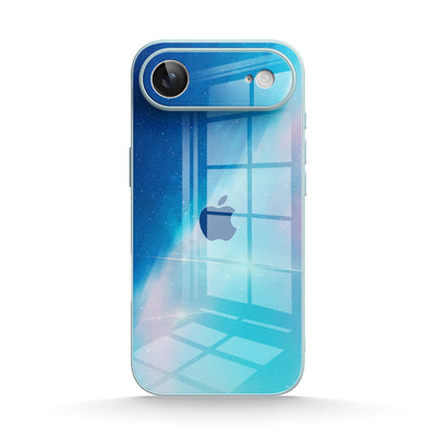 Blue Light Gradient - iPhone Glass Case