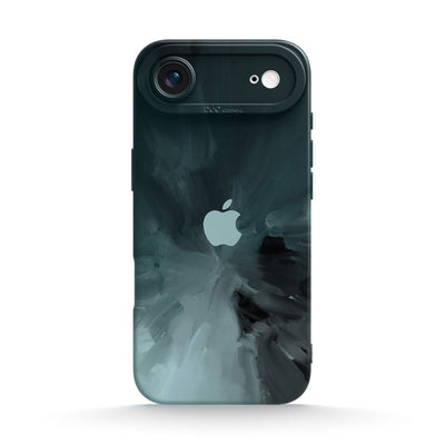 Black Gray - iPhone Silicone Case