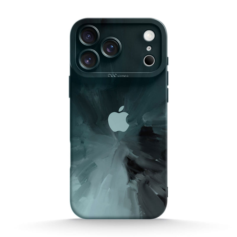 Black Gray - iPhone Silicone Case
