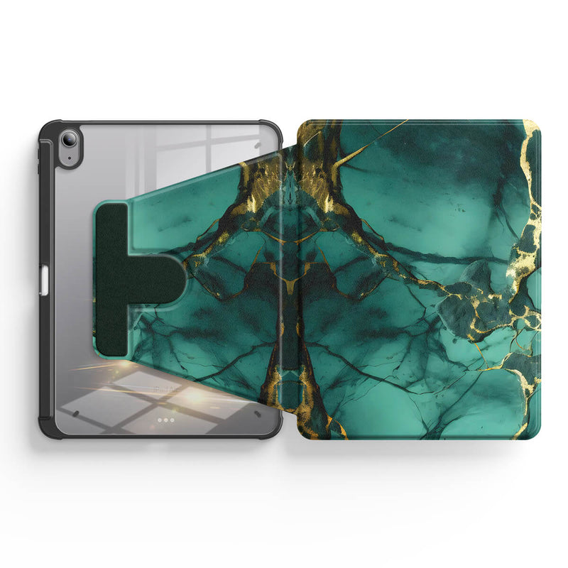 Broken Agate Green - iPad Case