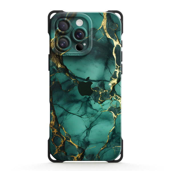 Broken Agate Green - iPhone Ultra Impact Resistant Protective Case