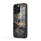 Black Gold Sand - iPhone Glass Case