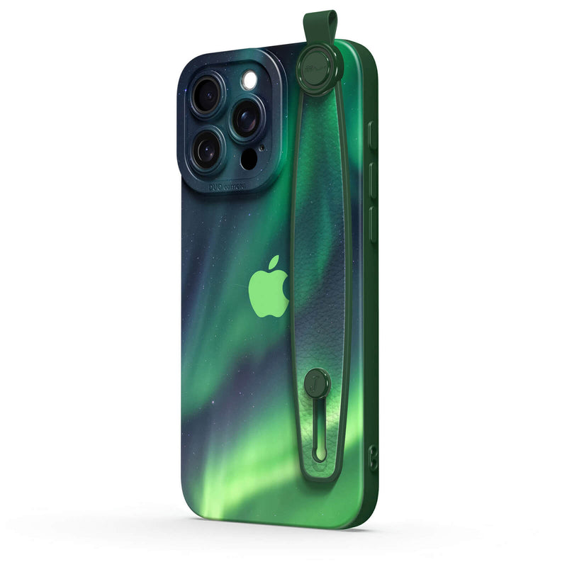 Aurora Green - iPhone Wrist Strap Case
