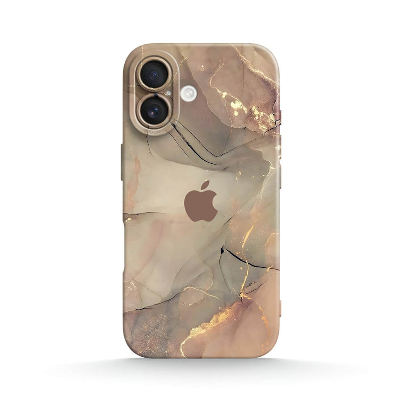 Elegant Brown - iPhone Silicone Case