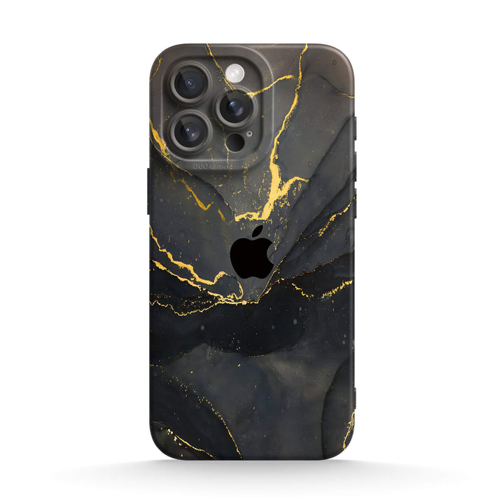 Zwart Goud Zand - iPhone Hoesje