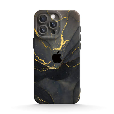 Black Gold Sand - iPhone Silicone Case
