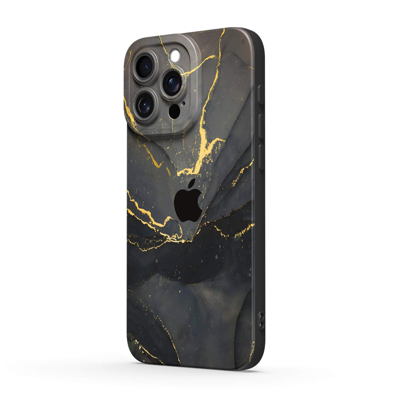 Black Gold Sand - iPhone Silicone Case