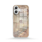 Elegant Brown - iPhone Glass Case