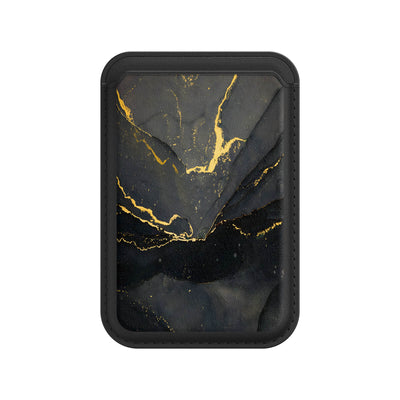 Black Gold Sand - iPhone Leather Wallet