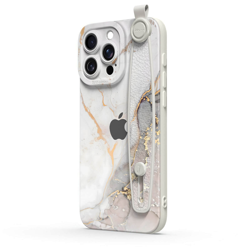 Gray Gold Sand - iPhone Wrist Strap Case