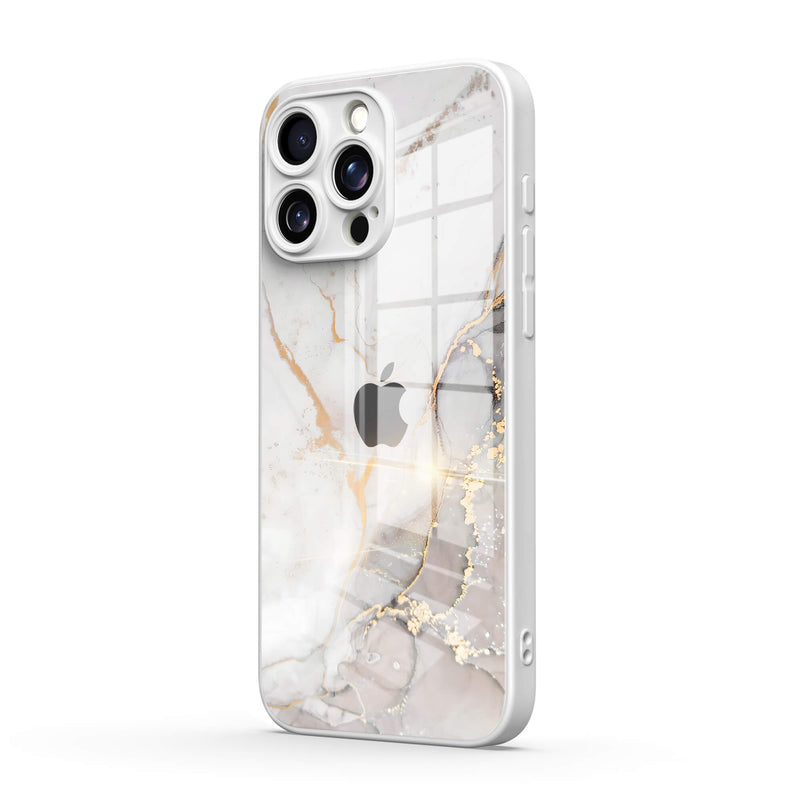 Gray Gold Sand - iPhone Glass Case