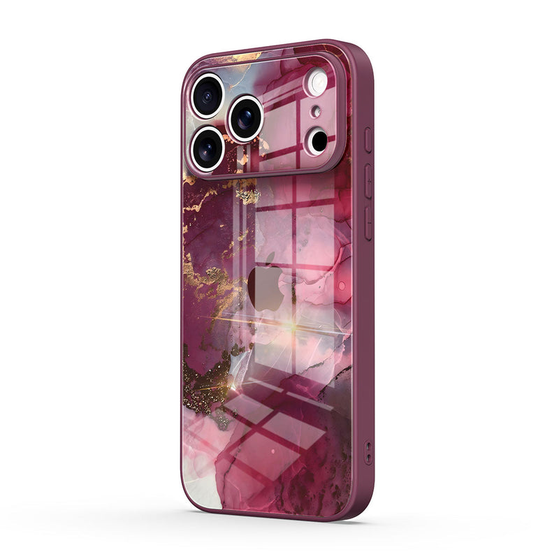 Red Yarn Jade - iPhone Glass Case
