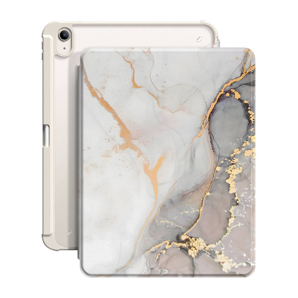 Gray Gold Sand - iPad Snap 360° Stand Impact Resistant Case