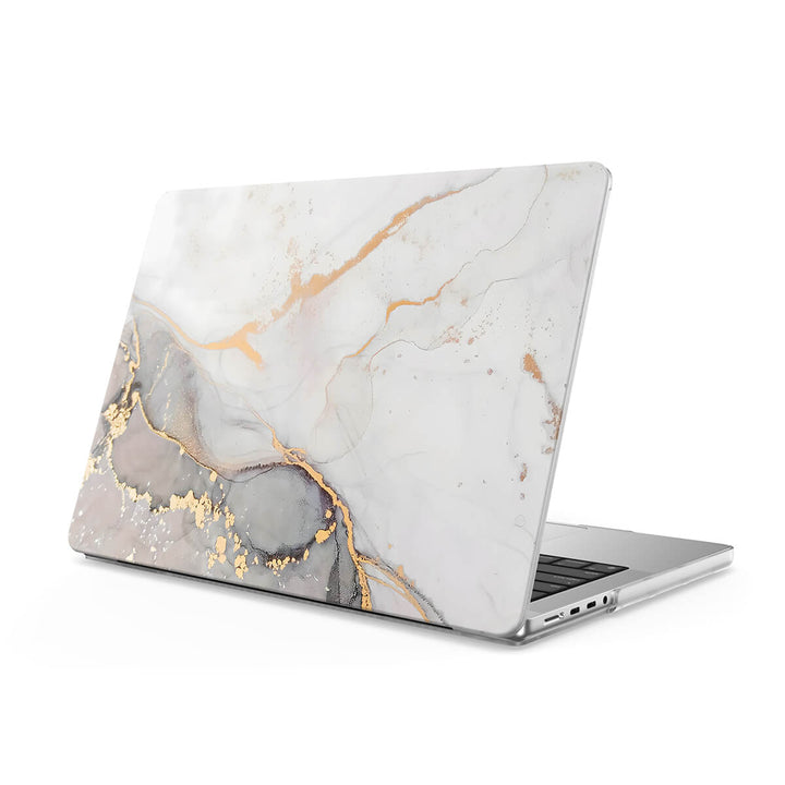 Grijs Goud Zand - Macbook Case