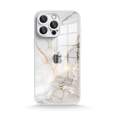 Gray Gold Sand - iPhone Glass Case