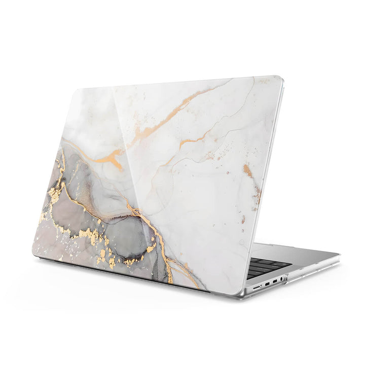 Grijs Goud Zand - Macbook Case