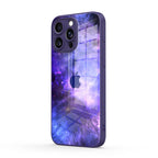 Blue-Purple Nebula - iPhone Glass Case