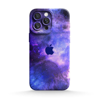 Blue-Purple Nebula - iPhone Silicone Case
