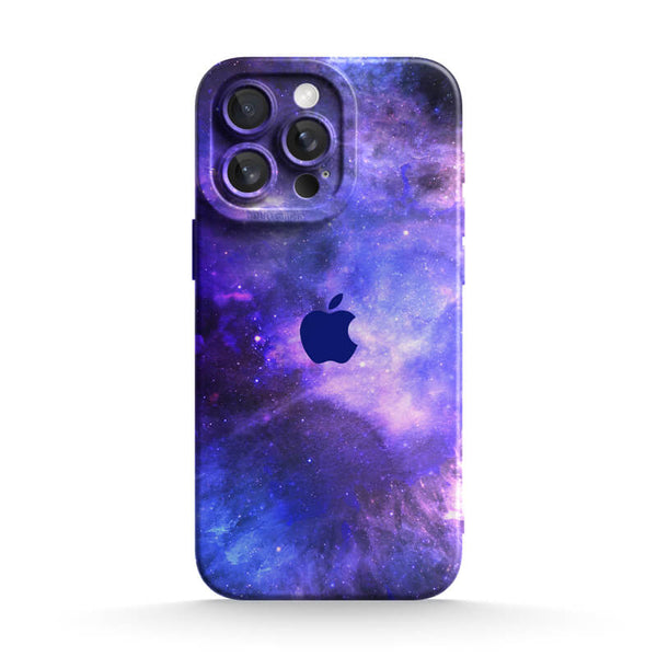 Blauw-paarse nevel - iPhone-hoesje