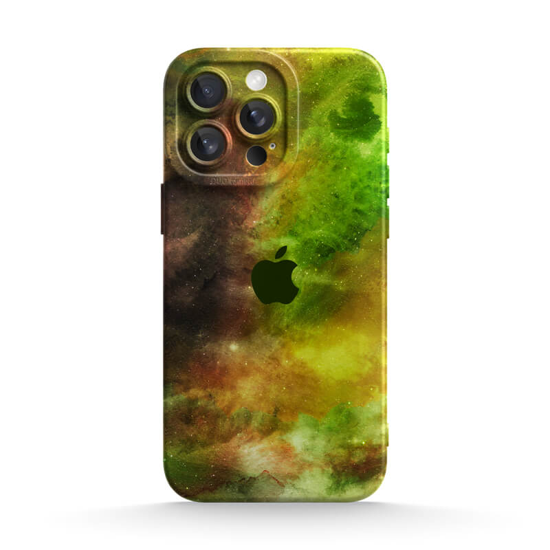 Nebulosa amarillo-verde - Funda de iPhone