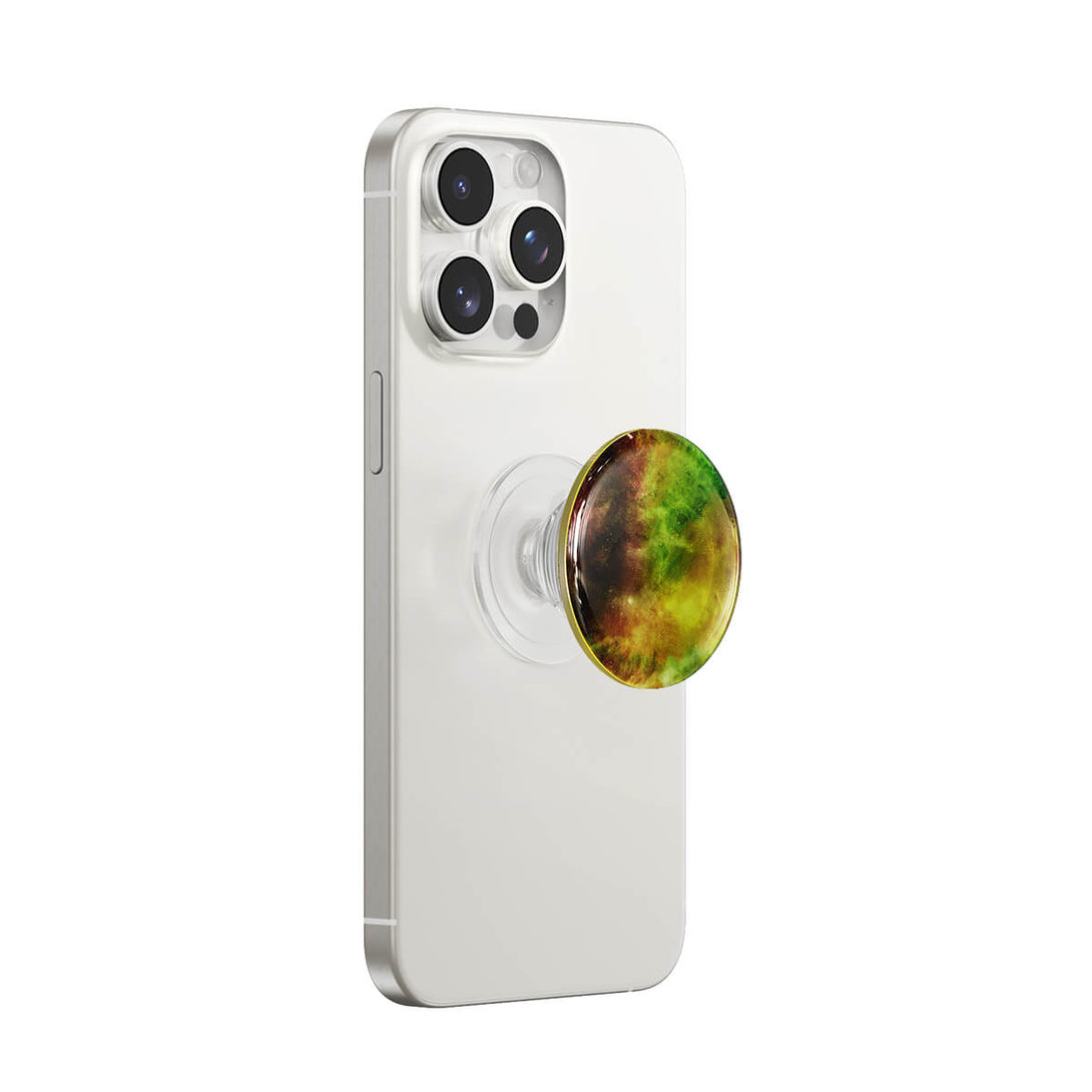 Yellow-Green Nebula  - Air Bag Grip For MagSafe