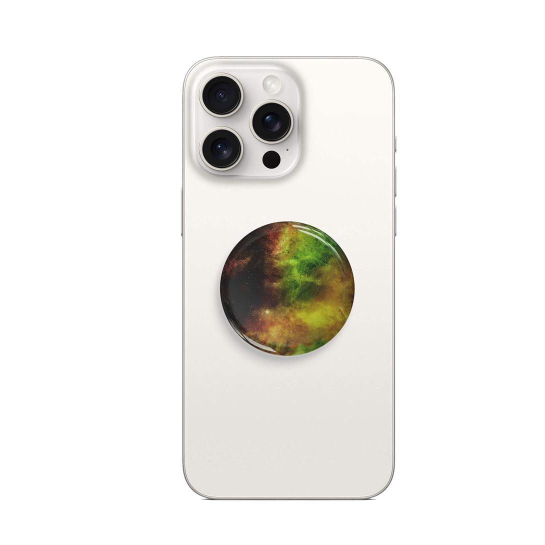Yellow-Green Nebula  - Air Bag Grip For MagSafe