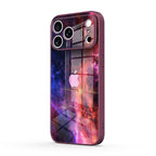 Blue Red Nebula - iPhone Glass Case