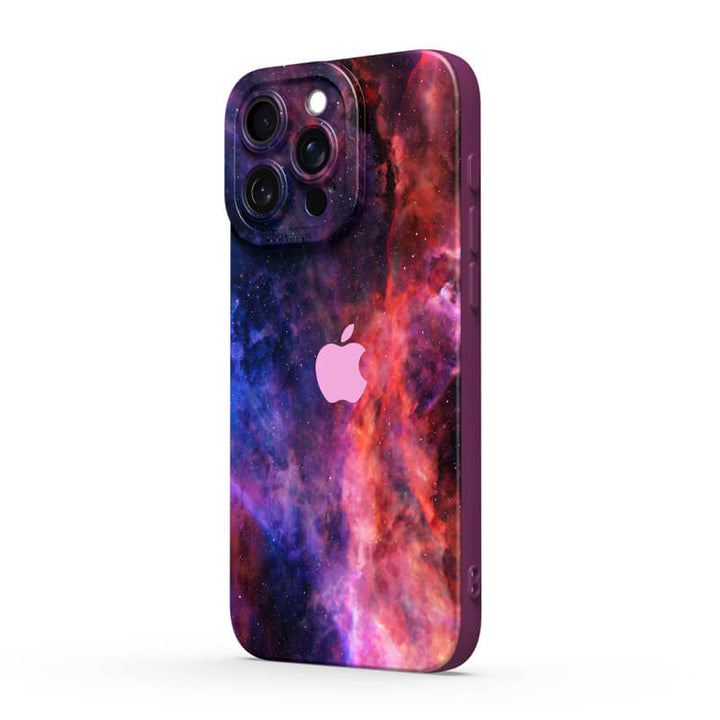 Blue Red Nebula - iPhone Case