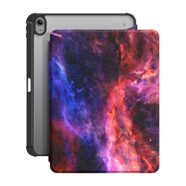 Blue Red Nebula - iPad Snap 360° Stand Impact Resistant Case