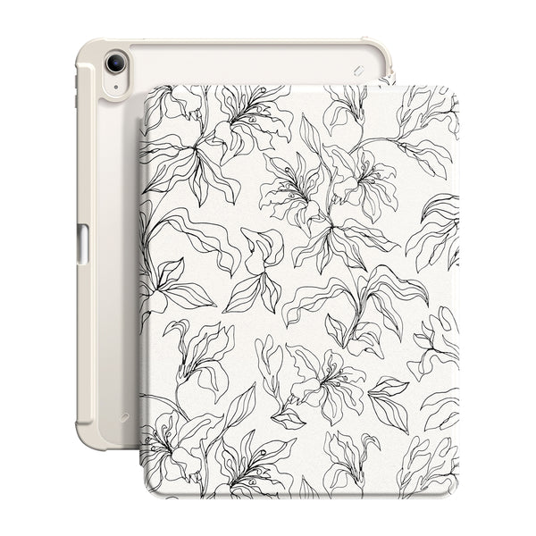 Flower of Purity - iPad Snap 360° Stand Impact Resistant Case
