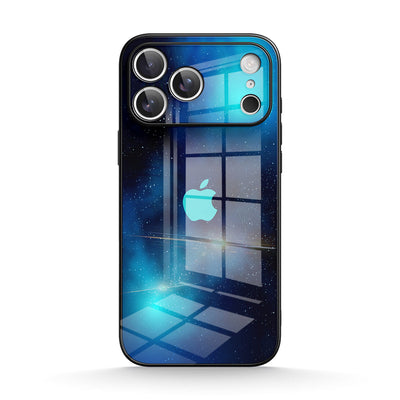 Blue King Star - iPhone Glass Case