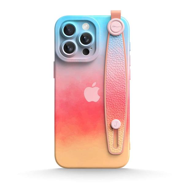 Gradient Of Clouds - iPhone Wrist Strap Case