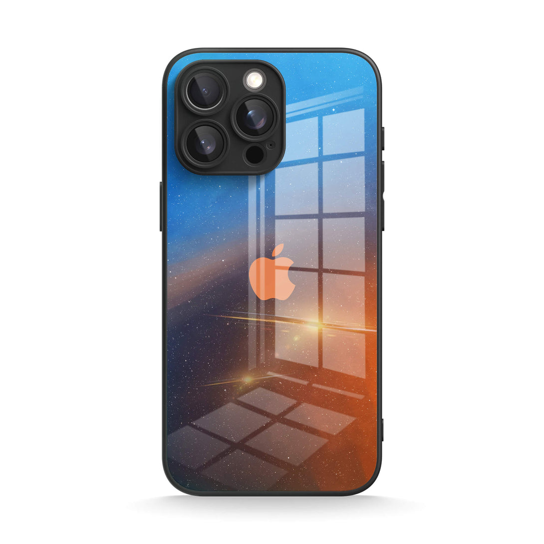 Polair-blauw tot oranje - iPhone-hoesje